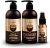 BE MY BEARD Beard Shampoo/Conditioner and Face Moisturiser Oil Complete Triple Pack