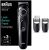 Braun Beard Trimmer Series 3 3410, Electric Beard Trimmer for Men, Incl. Ultra-Sharp Blade, 40 Length Settings, Styling Tools, Rechargeable 50-min Cordless Runtime & Washable