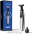 FLOVES Men’s Trimmer Kit for Beard Body with Nose Hair Trimmer, Dual Sided Blade, 3 Length Combs, Travel Lock