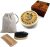 Beard Grooming Kit for Men Contains Honest Amish Beard Balm with Beard Brush and Wooden Beard Comb in a bag. The Perfect Beard Kit for Ultimate Beard Care