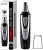 Ear and Nose Hair Trimmer Clipper, 2023 Professional Painless Eyebrow & Facial Hair Trimmer for Men Women, Battery-Operated Trimmer with IPX7 Waterproof, Dual Edge Blades for Easy Cleansing