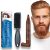 Beard Pencil Filler for Men – Brown Beard Pen – Beard Brush Bristle Waterproof Sweatproof – Natural Long-lasting Coverage Mustache Set Kit – Shape Define Colour Enhance Facial Hair Styling Thickener