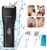 OPENBEAUTY Body Groomer Men,Mini Portable Pubic Groin Hair Trimmer USB Rechargeable Waterproof Body Trimmer for Men&Woman,Electric Beard Shaver Ball Trimmer with Safety Guardrail(Black)