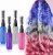 Hair Chalks for Girls, 4pcs Coloured Hair Dye Temporary, Washable Hair Spray Colour for Kids Men and Woman (Purple, Pink, Blue, Silver grey-15ml per Bottle)