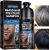 Beard Coloring for Men | 100ml Instant Black Hair Dye Shampoo Instant Beard Dye for Men – Mustache & Beard Coloring for Gray Hair, Men Beard Care Smileshiney