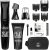 WAHL and Peaky Blinders 7-in-1 Multigroomer Gift Set, Rechargeable, Beard and Body Trimmer, Ear and Nose Hair Removal, Moisturiser, Men’s Grooming Kit, Black (9865-810)