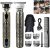 Hair Clippers Men Kit, Hair Trimmer Men, Beard Trimmer Men, Professional LCD Hair Clippers, Cordless Barber Clippers with 4 Limit Combs and Hairdressing Cape, Gifts for Men, Type-C Charging(Skeleton)