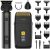 Solimpia Hair Clipper for Men Beard Trimmer Zero Gapped Cordless T-Blade/Nose Hair Trimmer Foil Head Electric Shaver Bald Head Shaver Professional