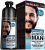 Lisher Permanent Beard Dye Shampoo for Men Beard Dying Removal White Grey Beard Hair Men Beard Shampoo 200ML
