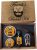 Beard Grooming Kit for Men – 5 Pieces Beard Grooming Kit for Grooming, Growth, and Care, Includes Moustache Wax, Beard Oil, Beard Balm, Pocket-Sized Beard Comb & Beard Scissors, Whiskey on The Rocks